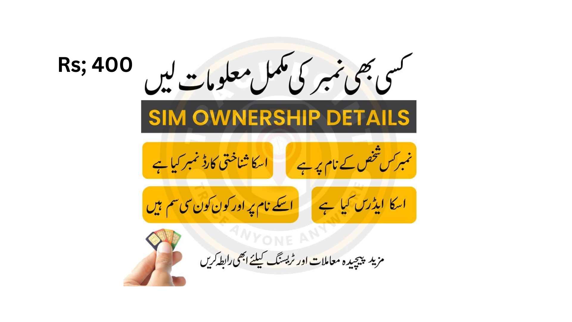 Name adress and cnic number
